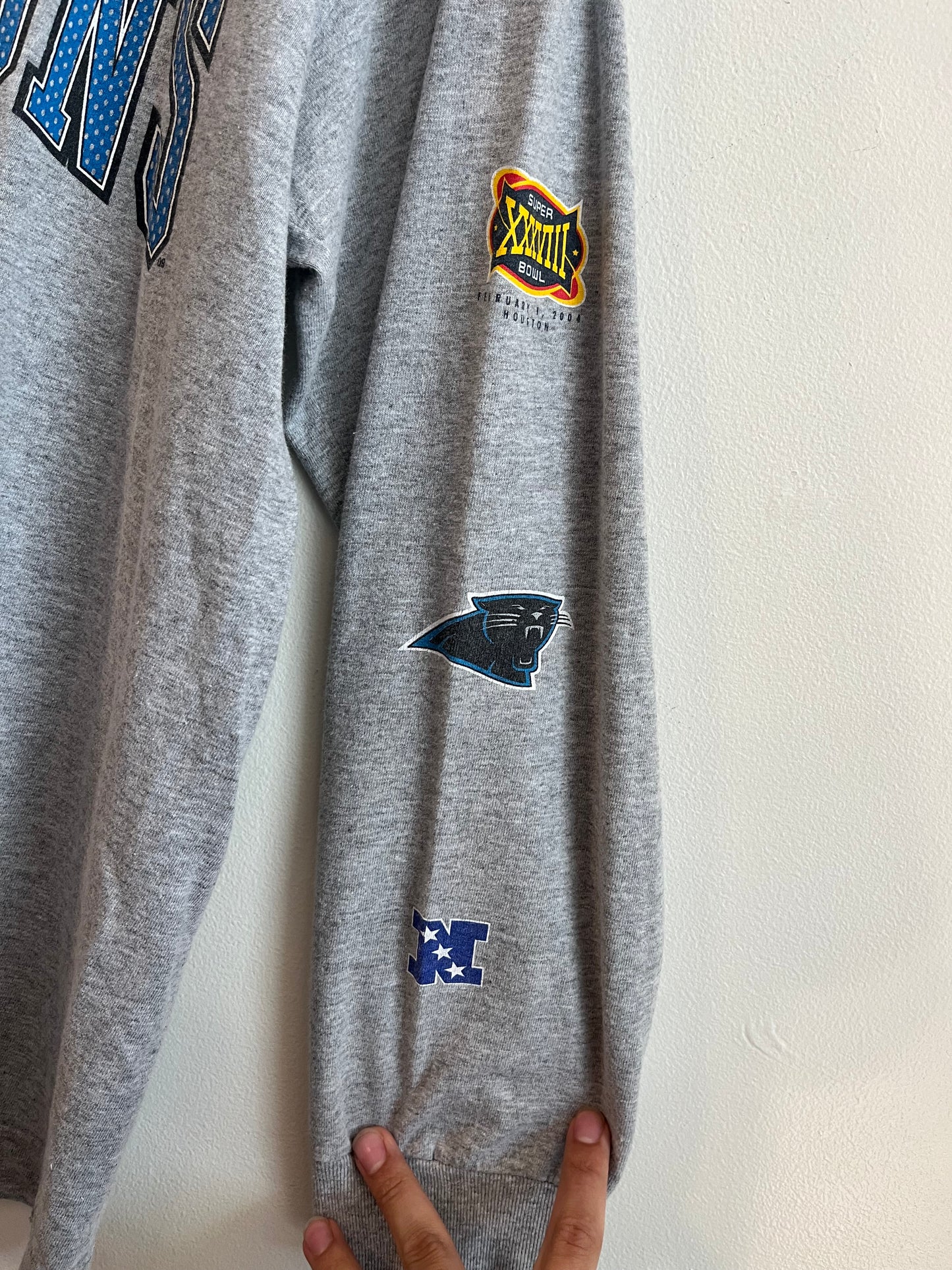 2003 Carolina Panthers NFC Champs Long Sleeve Shirt (M)