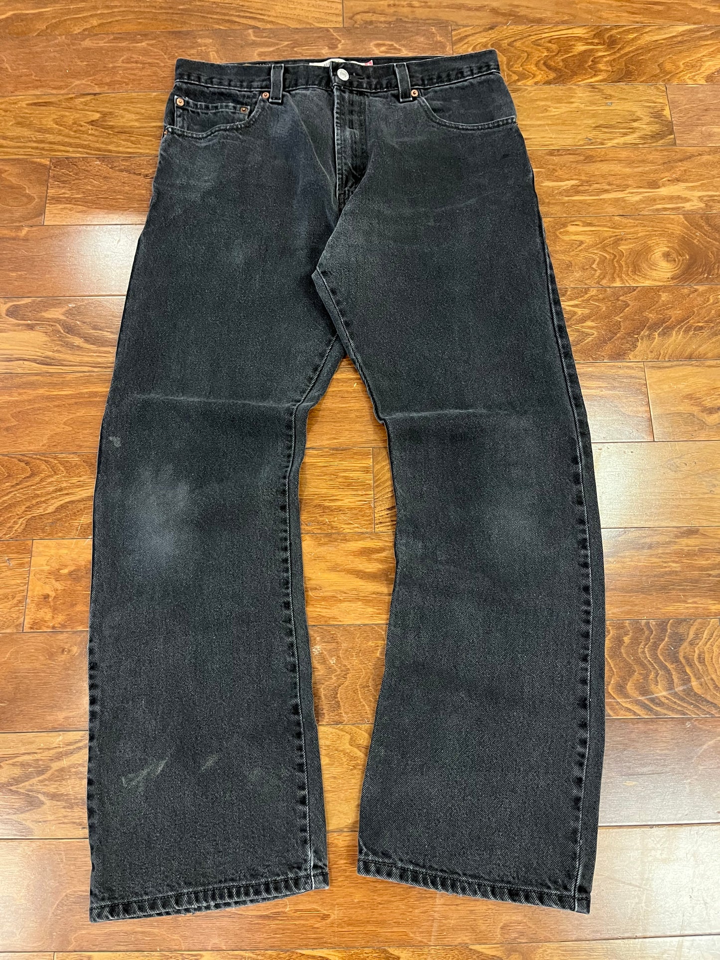 2009 Levi's 517 Black Bootcut Jeans (34 x 32)