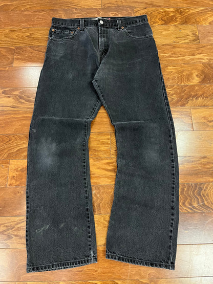 2009 Levi's 517 Black Bootcut Jeans (34 x 32)