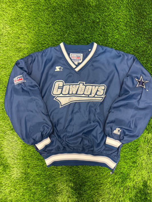 90s Dallas Cowboys Starter Spell Out Windbreaker (XL)