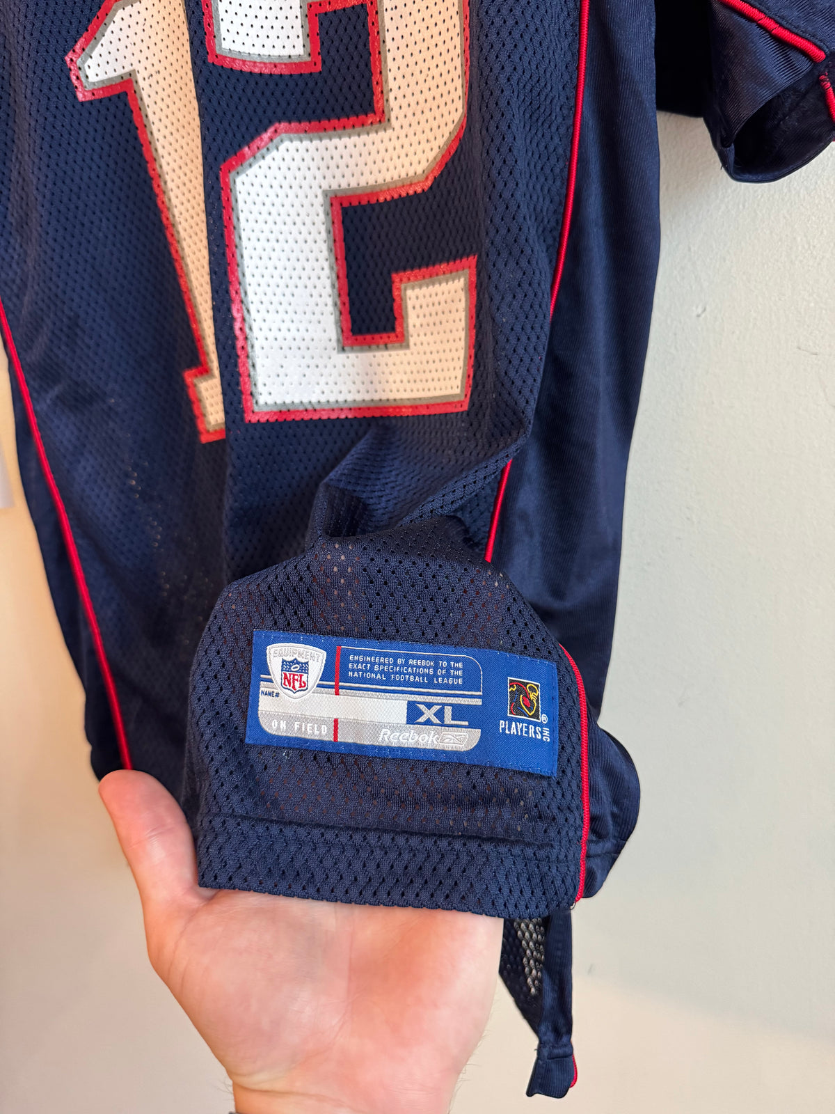 00s New England Patriots Tom Brady Reebok Home Jersey (Youth XL)