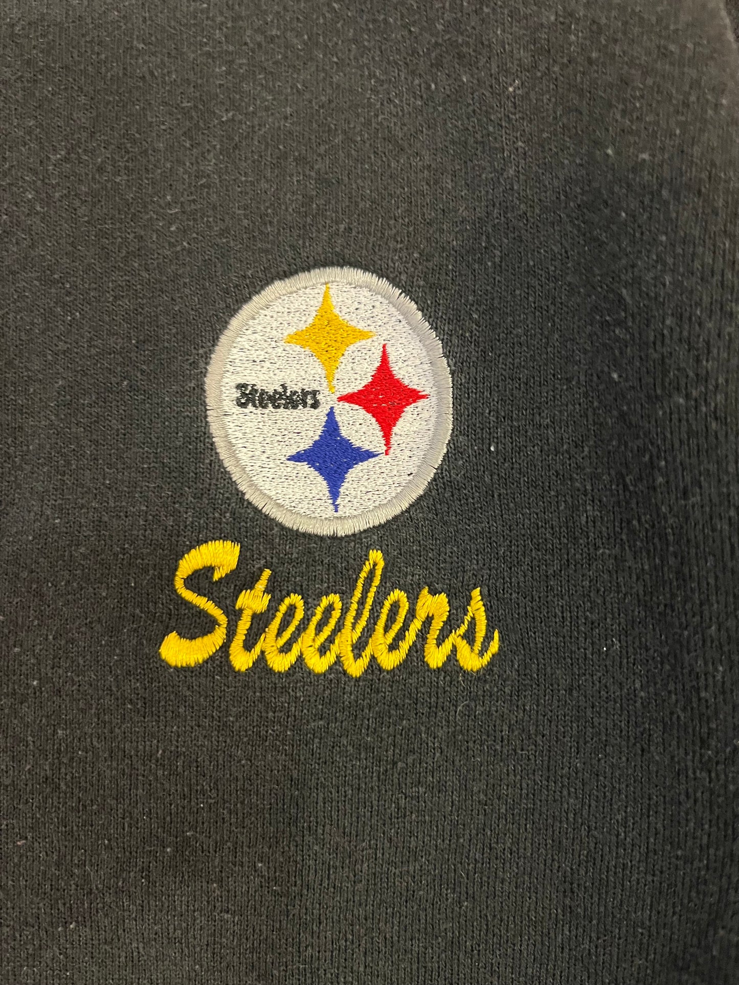 90s Pittsburgh Steelers Black Essential Crew (L)