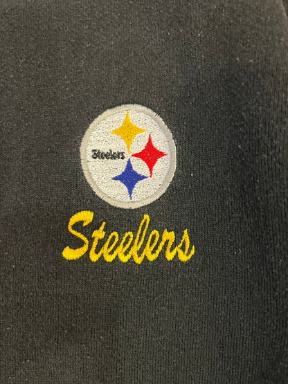 90s Pittsburgh Steelers Black Essential Crew (L)