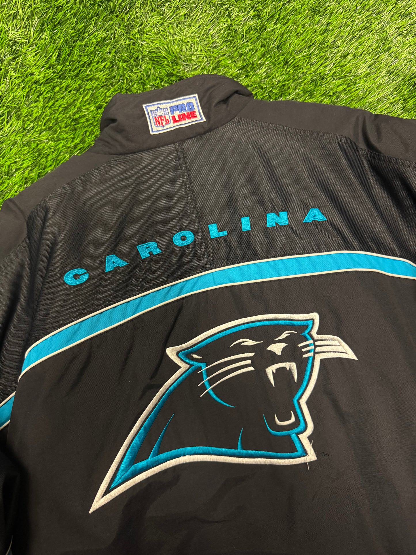 00s Carolina Panthers Vintage Nike Pro Line Puffer Jacket (XL)