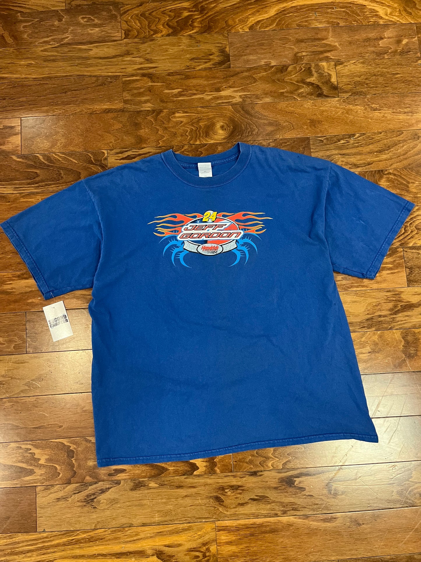 2003 Jeff Gordon Flames Graphic Nascar Tee (XXL)