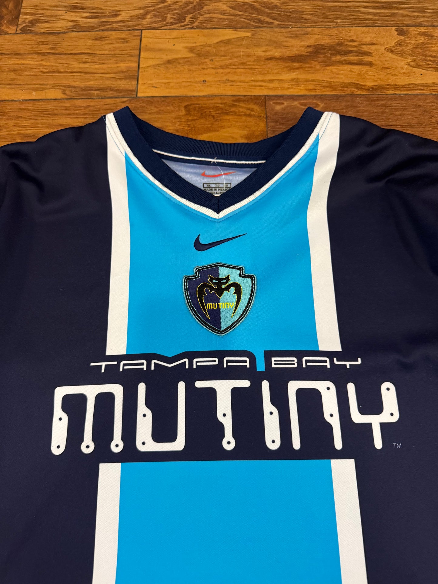 90s Tampa Bay Mutiny Nike MLS Defunct Club Vintage Home Jersey (XL)