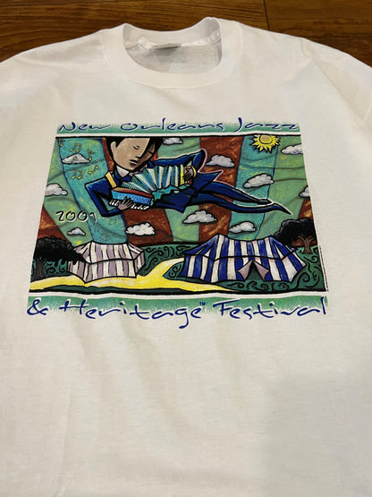 2001 New Orleans Jazz Music Festival Vintage Tee (L)