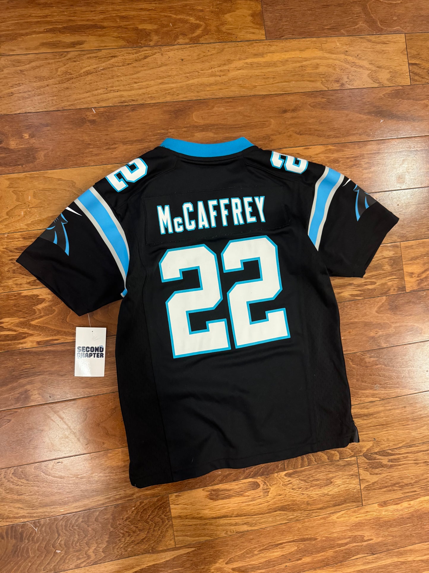 2018 Carolina Panthers Christian McCaffery Home Jersey (Youth M)