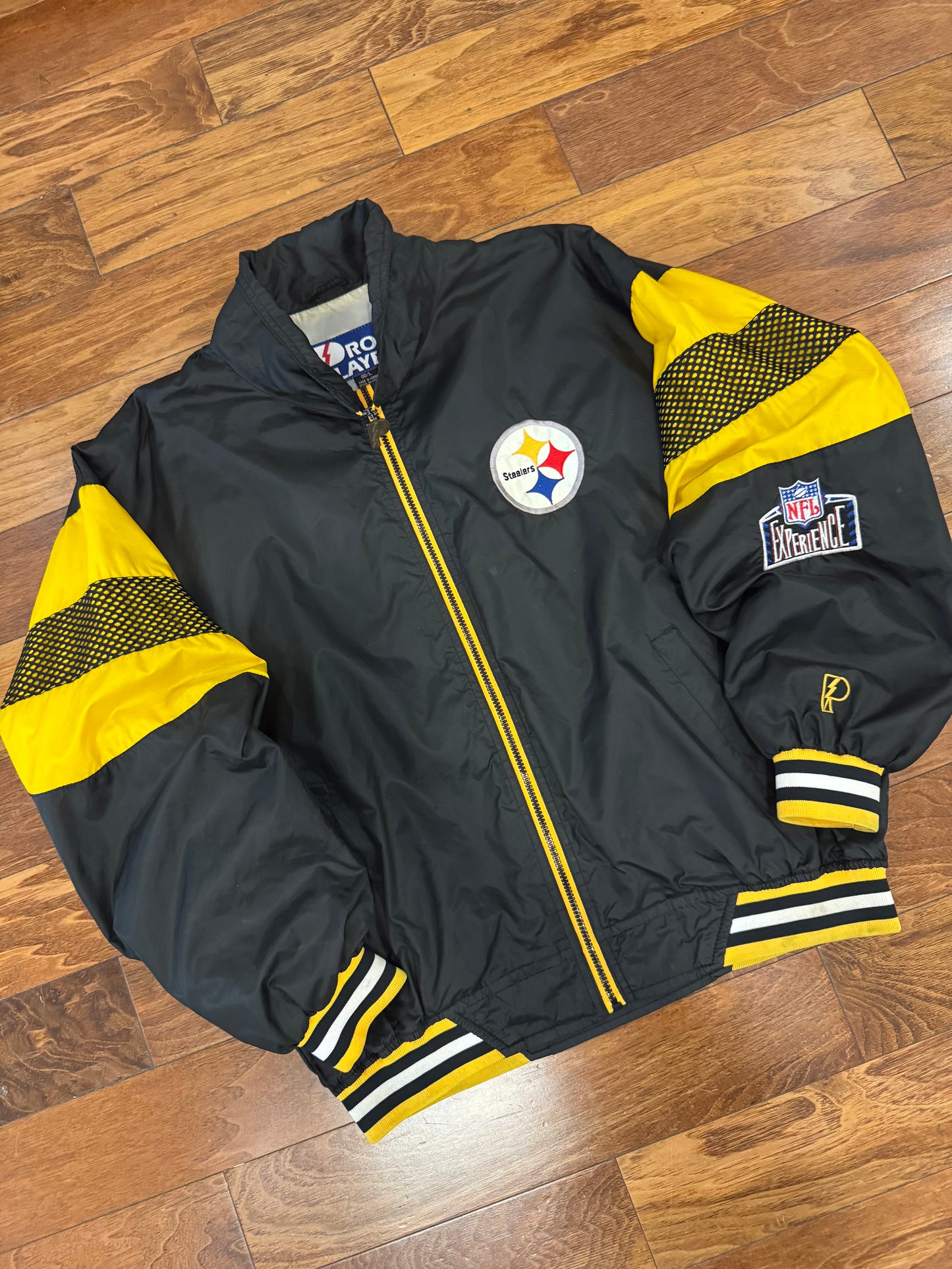 90s Pittsburgh Steelers Pro Player Vintage Windbreaker (L)