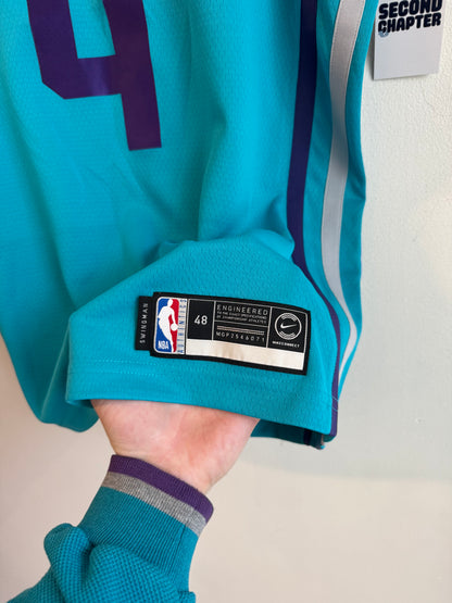 2018 Charlotte Hornets Devonte Graham Teal Jordan Swingman Jersey (L)