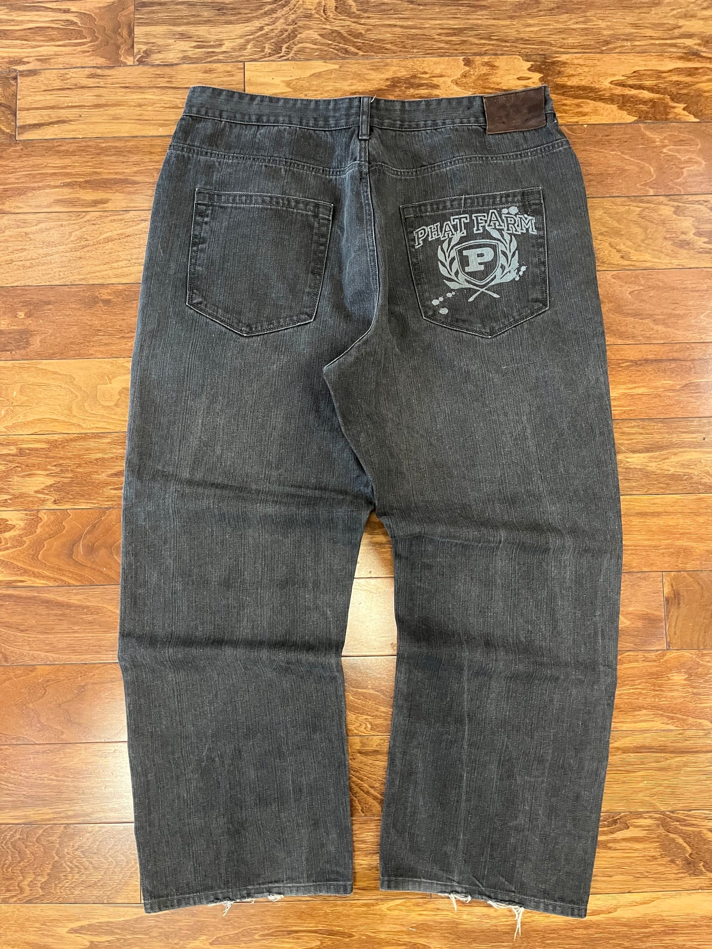 00s Phat Farm Black Baggy Jeans (40 x 32)