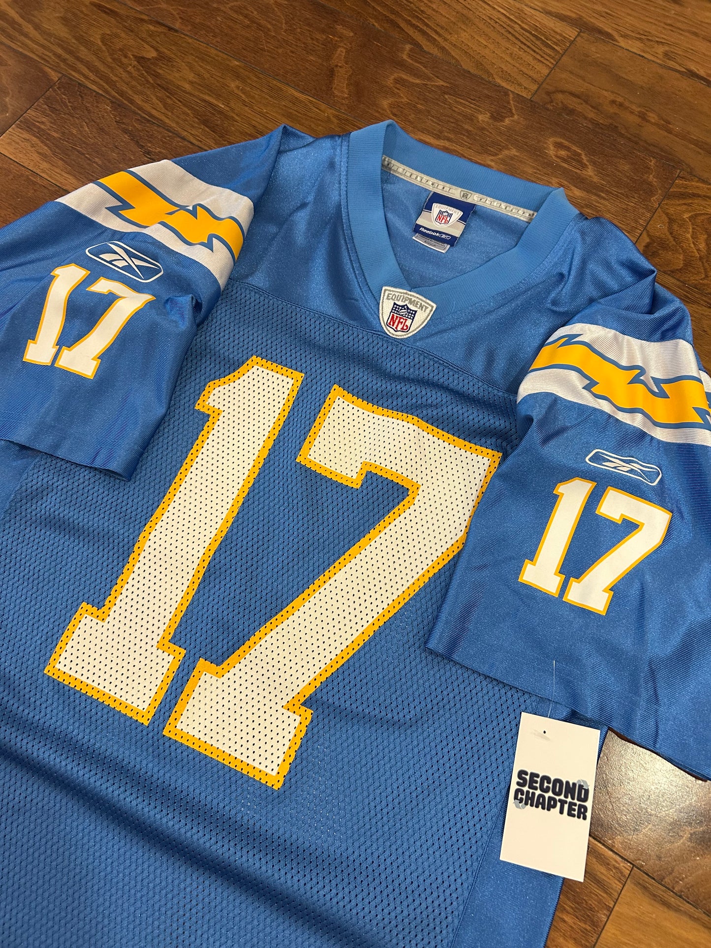 00s San Diego Chargers Phillip Rivers Reebok Football Jersey (S)