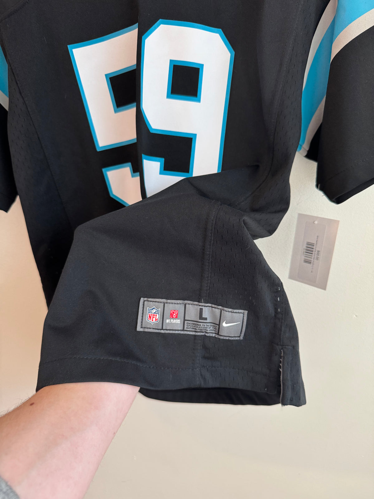 2015 Carolina Panthers Luke Kuechly Nike Home Jersey (Youth L)