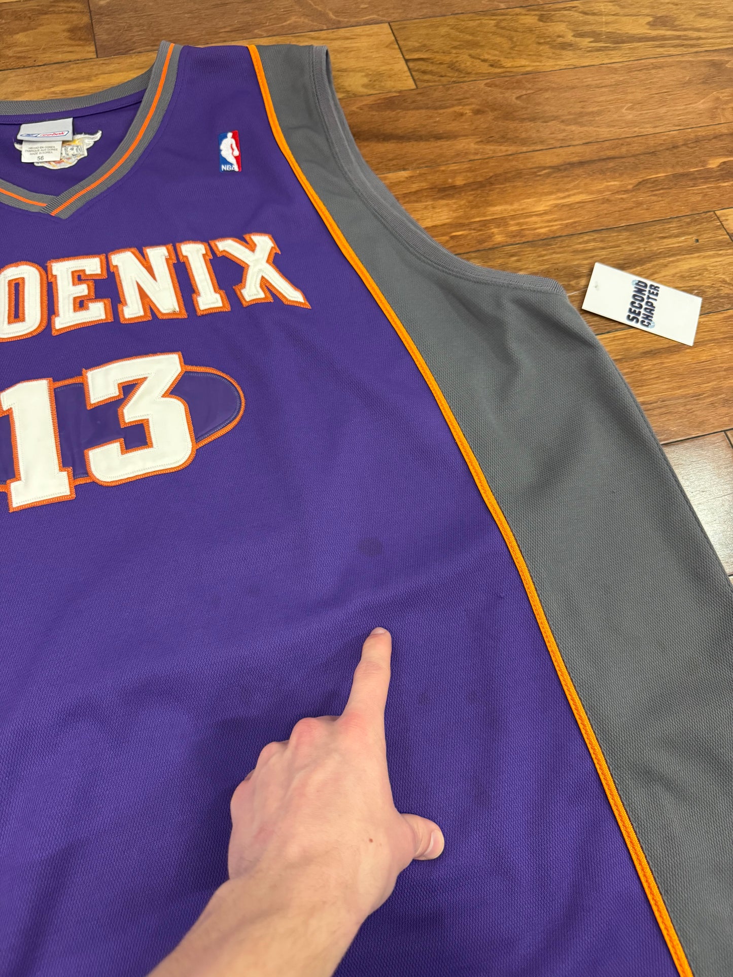 00s Phoenix Suns Steve Nash #13 Reebok NBA Jersey (XXXL)