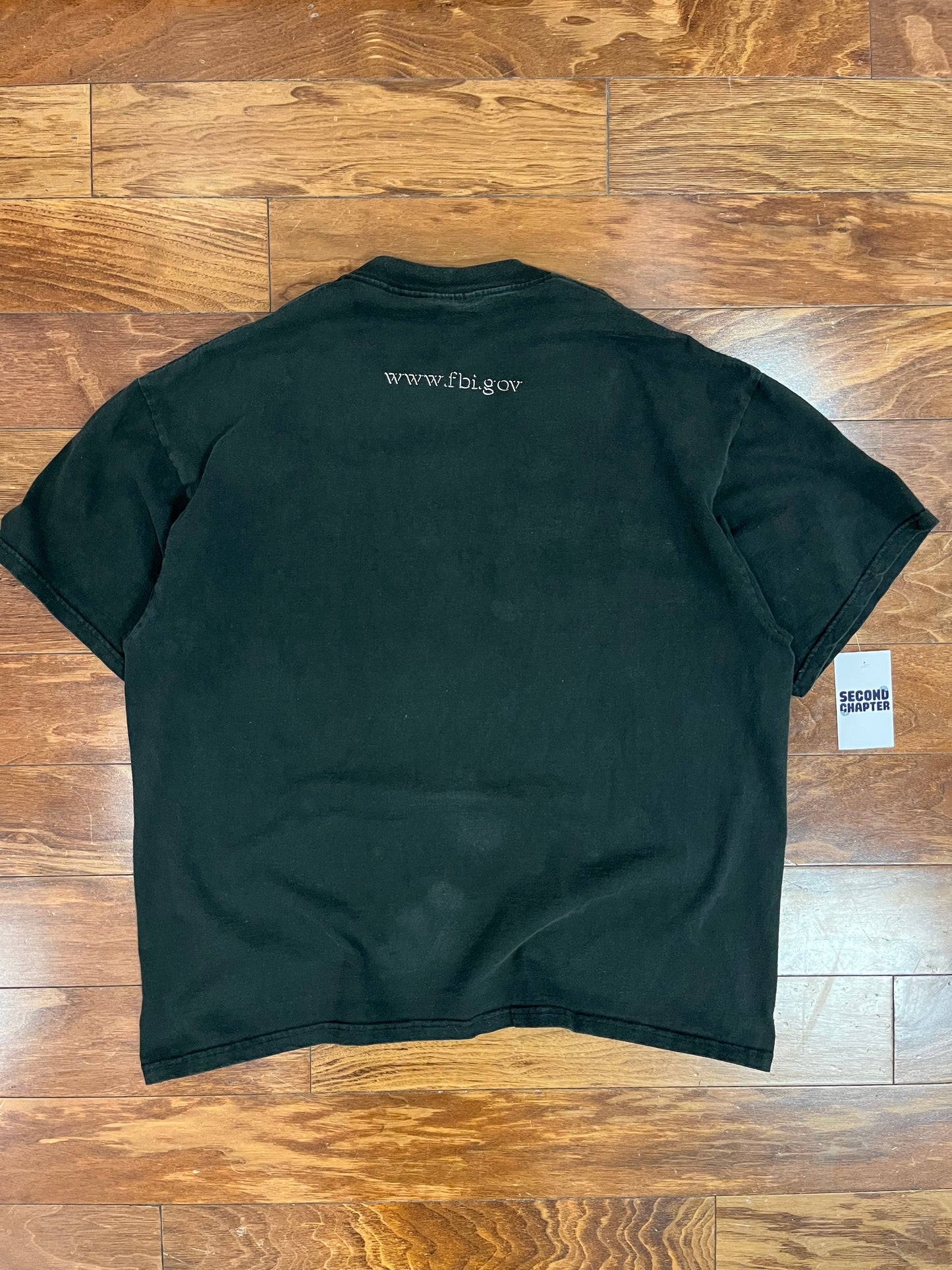 90s FBI Tour Washington D.C Black Tee (XL)