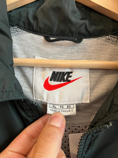 1990s Nike Forest Green Windbreaker (XL)