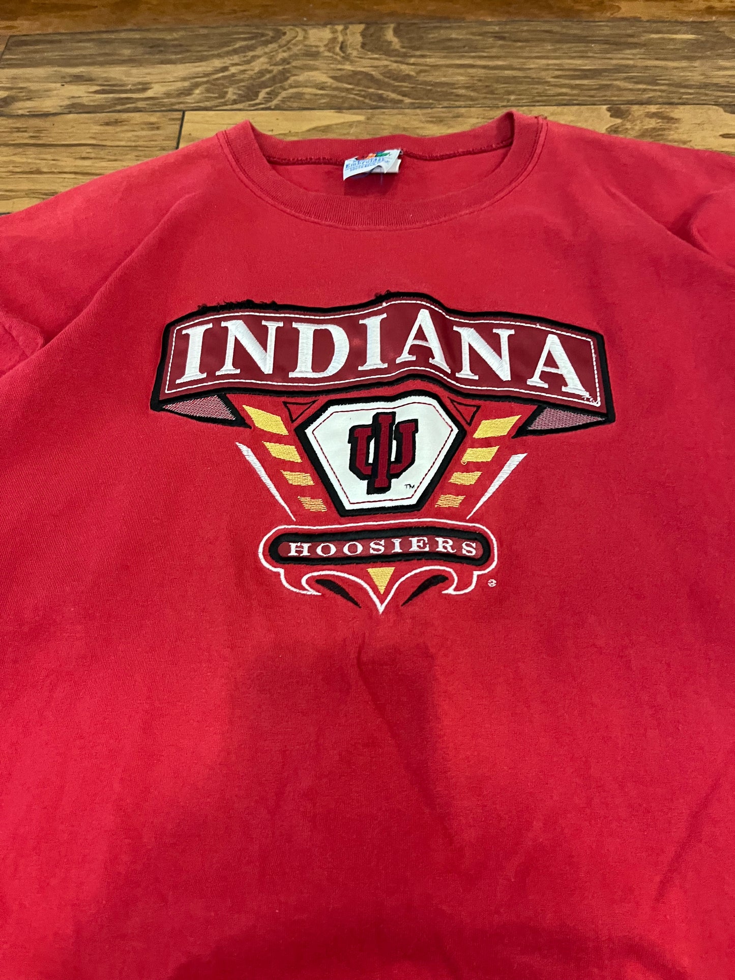 90s University of Indiana Hoosiers Embroidered Tee (L)