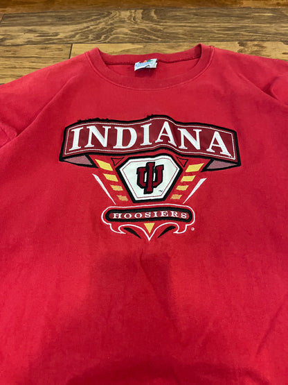 90s University of Indiana Hoosiers Embroidered Tee (L)