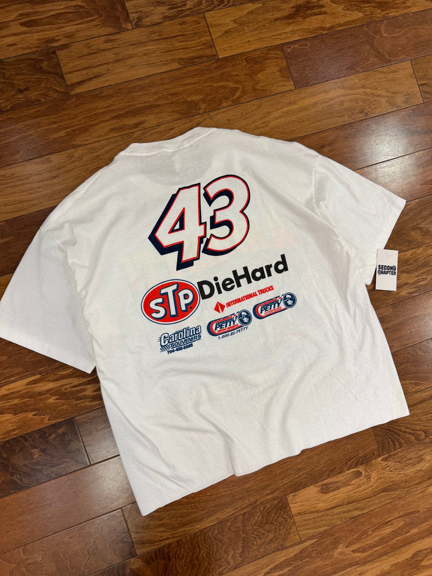 1993 John Andretti Nascar Graphic Cropped Tee (XL)