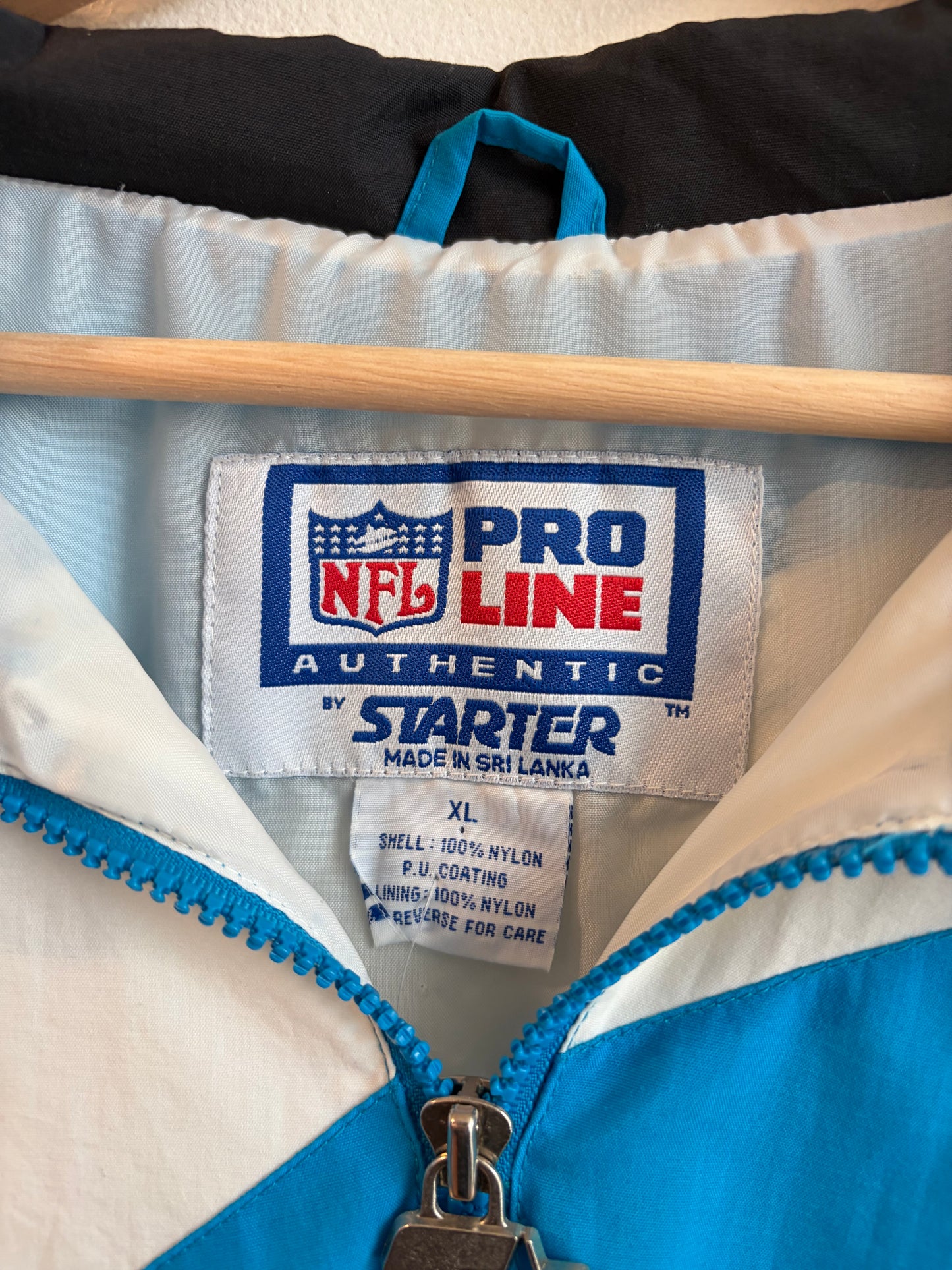 90s Carolina Panthers Pro Line Starter Blue Windbreaker (XL)