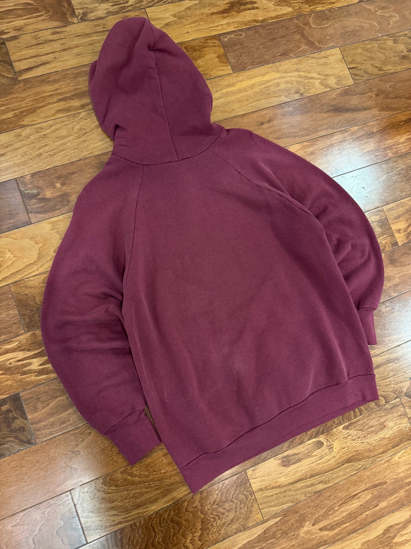 80s Washington Redskins Spell Out Helmet Logo 7 Hoodie (M)