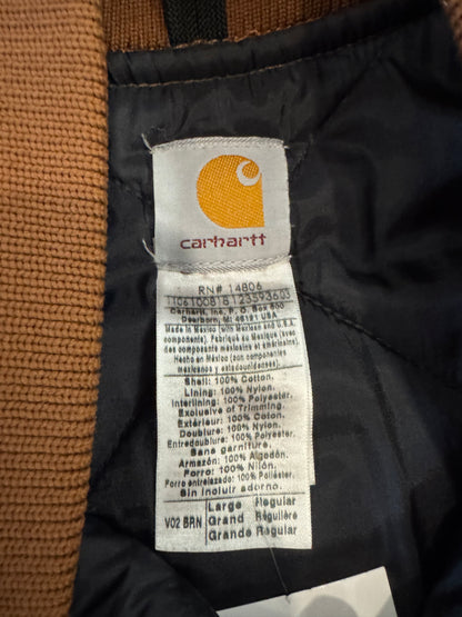 2006 Carhartt Insulated Brown Vest (L)