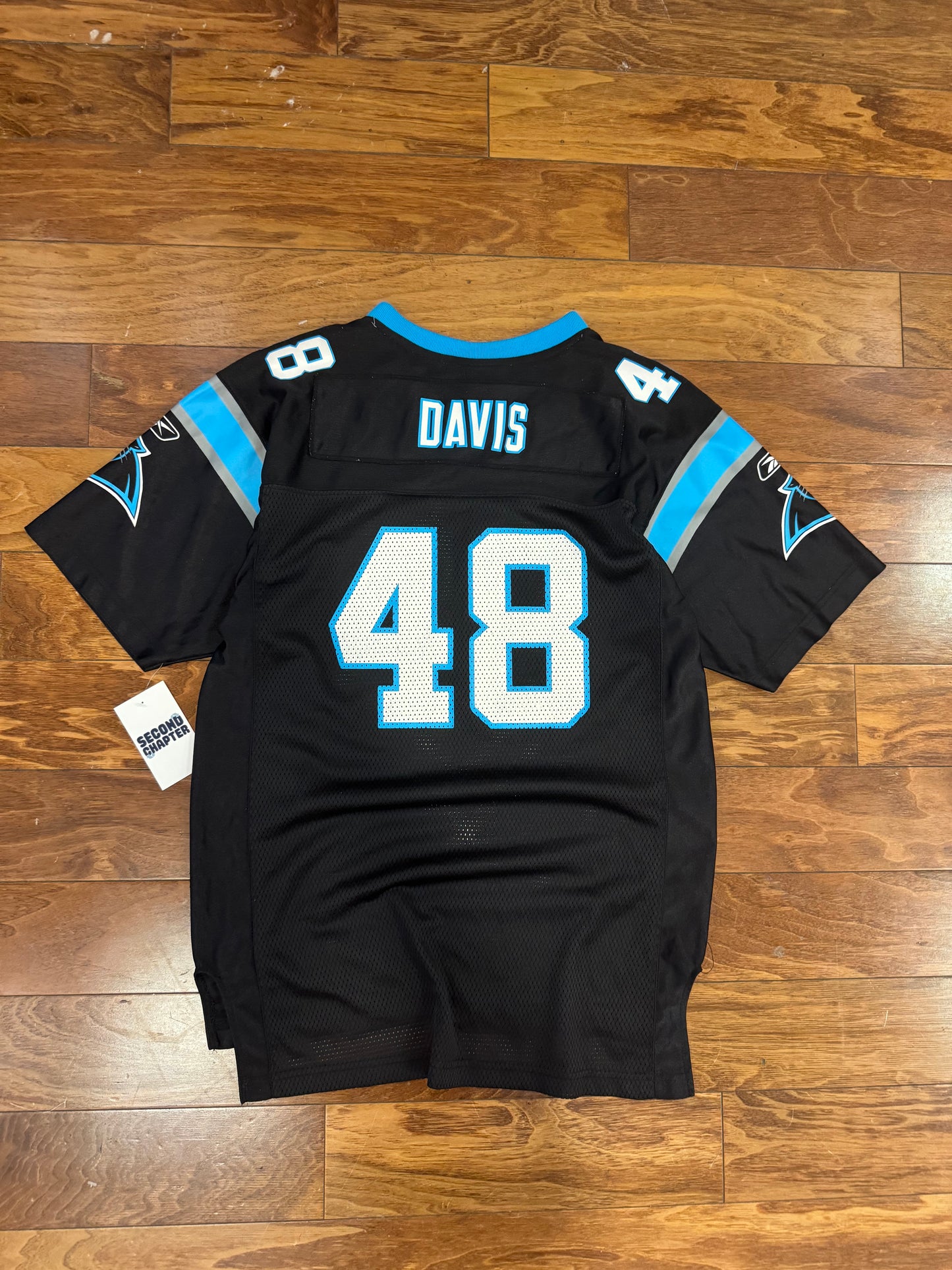 00s Carolina Panthers Stephen Davis Home Football Jersey (Youth XL)