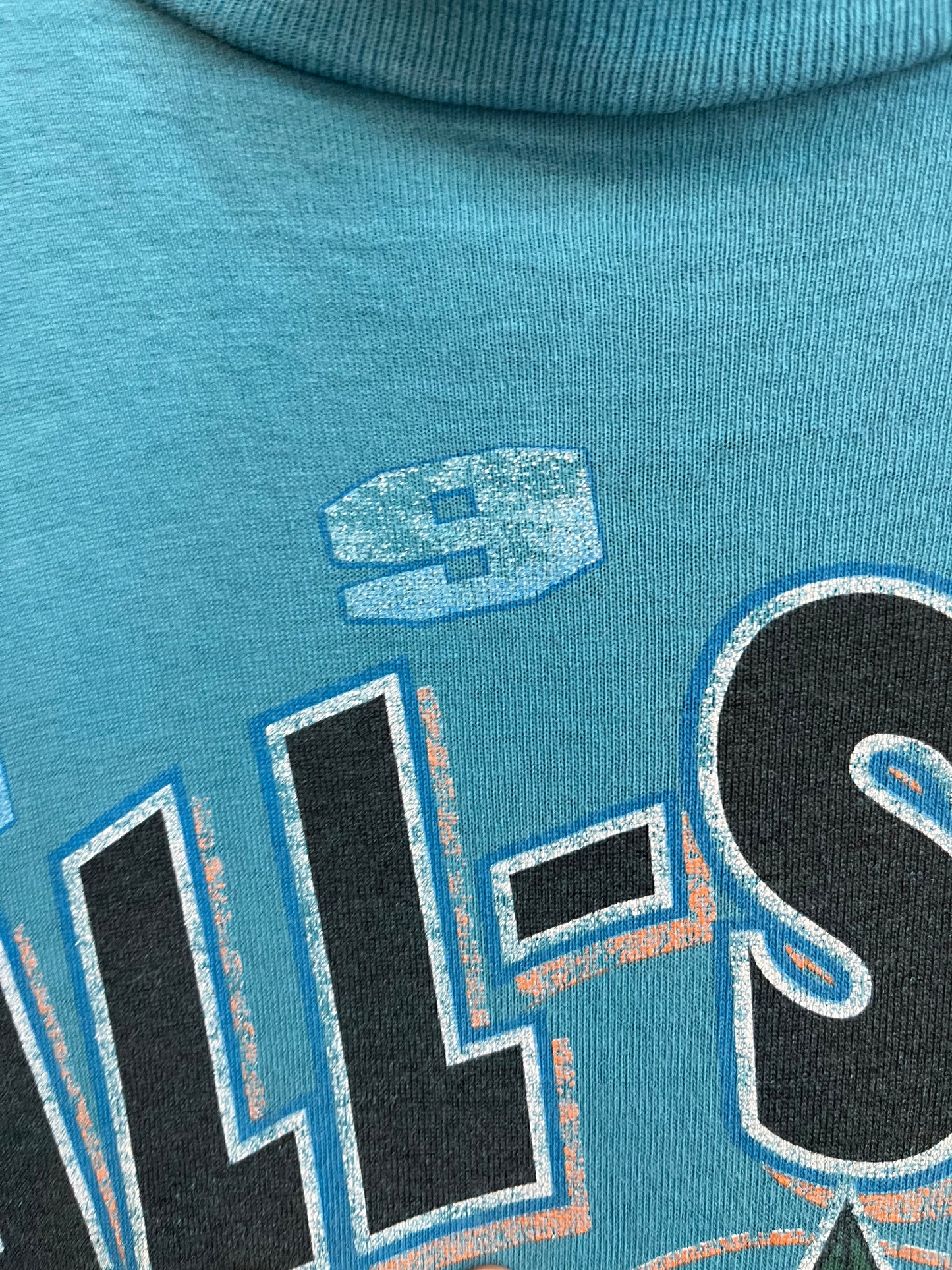 1993 Baltimore Orioles All Star Game Vintage Teal Distressed Tee (L)