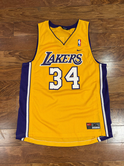 2001 Los Angeles Lakers Shaquille O'Neal Nike Jersey (XL)