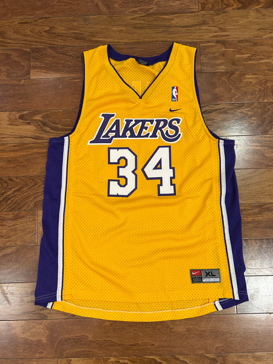 2001 Los Angeles Lakers Shaquille O'Neal Nike Jersey (XL)