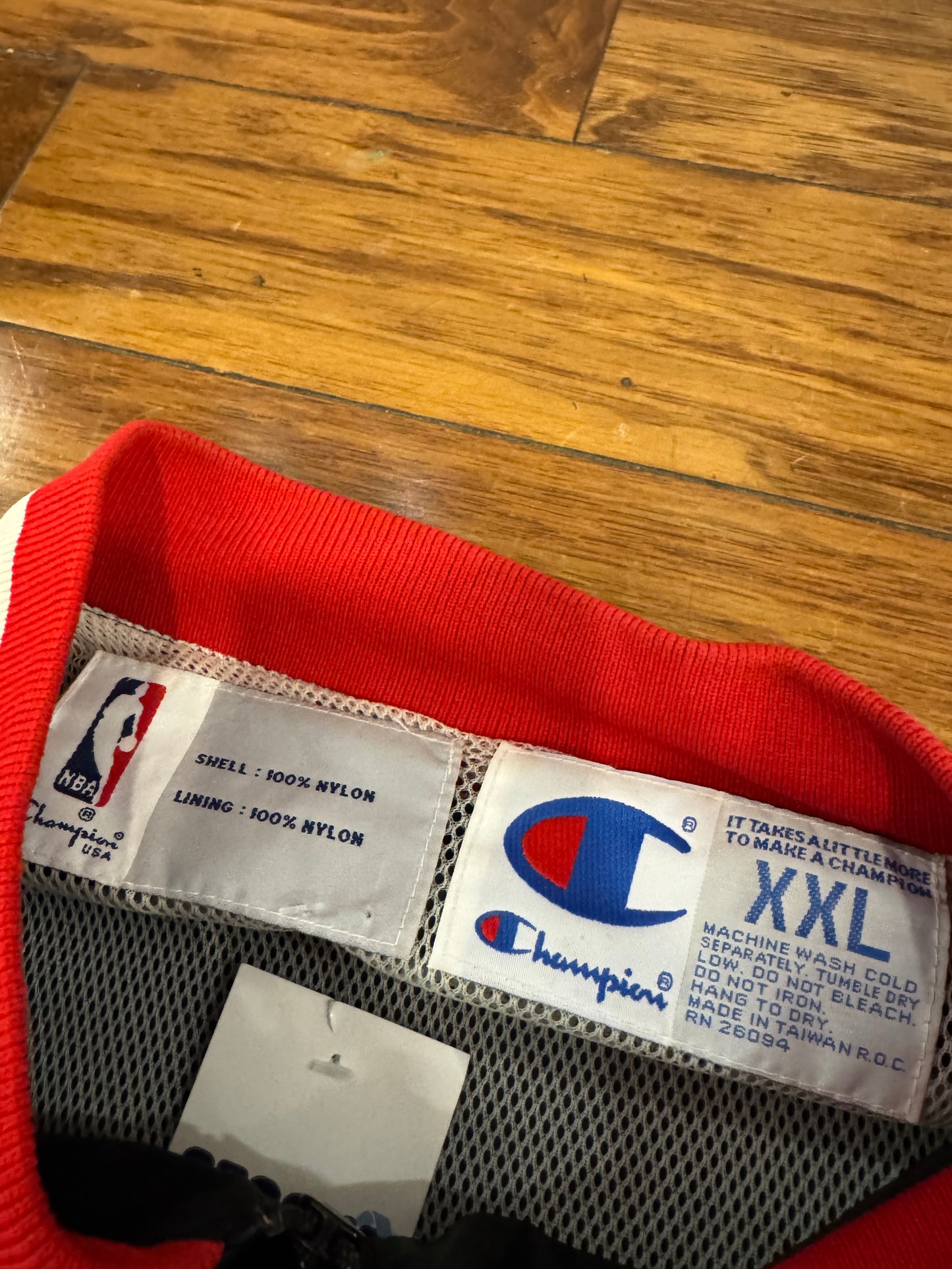 90s Miami Heat Champion Team Issued Warm Up Jacket (XXL)