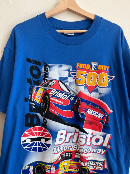 00s Nascar Bristol Motor Speedway Food City 500 Tee (L)