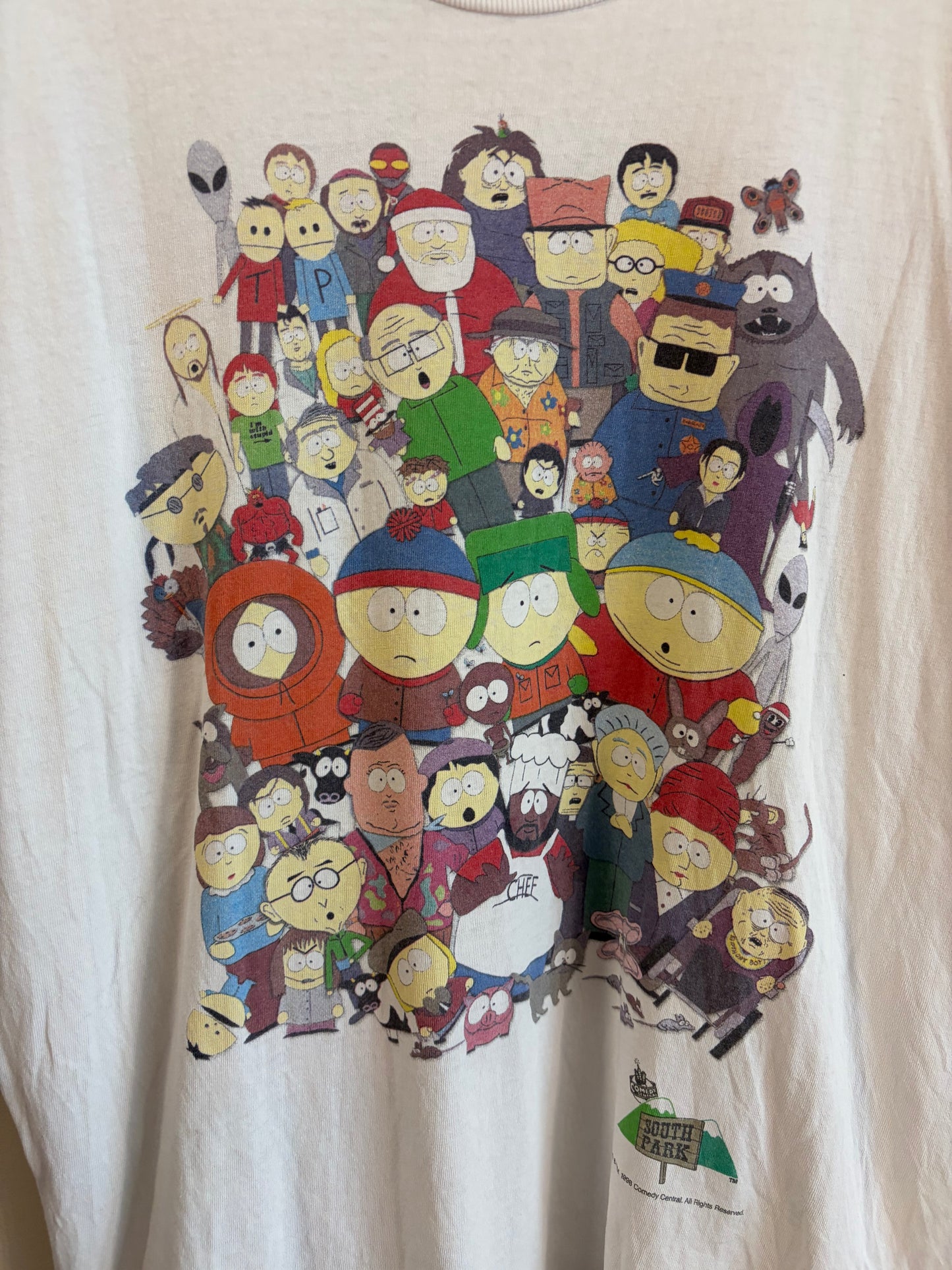 1998 South Park Characters TV Show Promo Tee (XL)