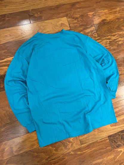 90s Charlotte Hornets Deadstock Long Sleeve Shirt (L)