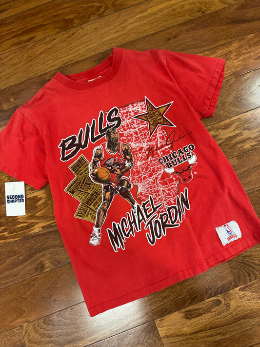 90s Michael Jordan Chicago Bulls Nutmeg Vintage NBA Tee (M)