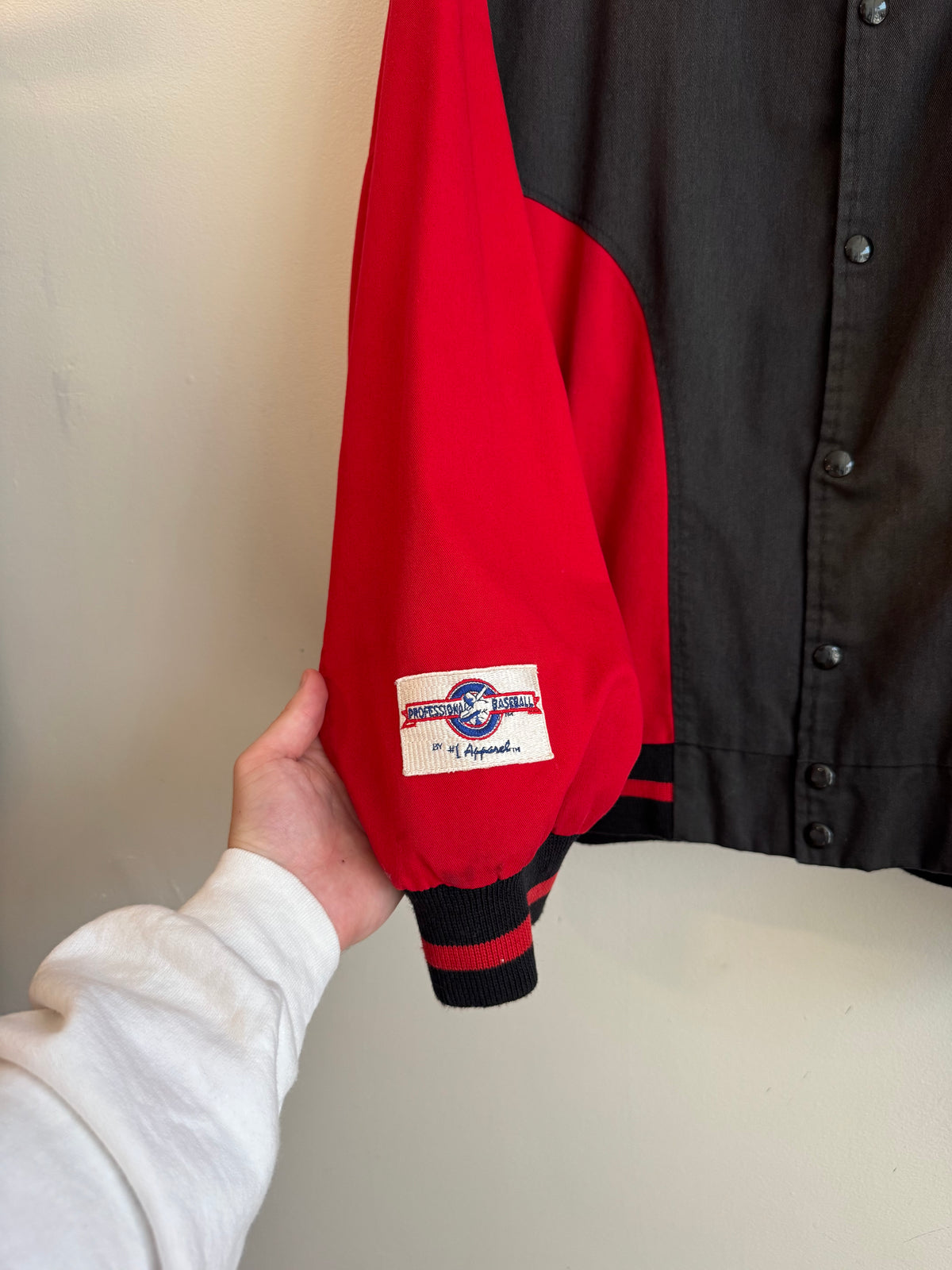 90s Hickory Crawdads Vintage MLB Letterman Jacket (XL)