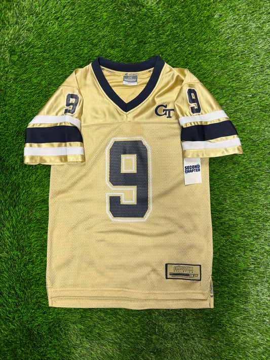 00s Georgia Tech University #9 Vintage Football Jersey (Youth L)