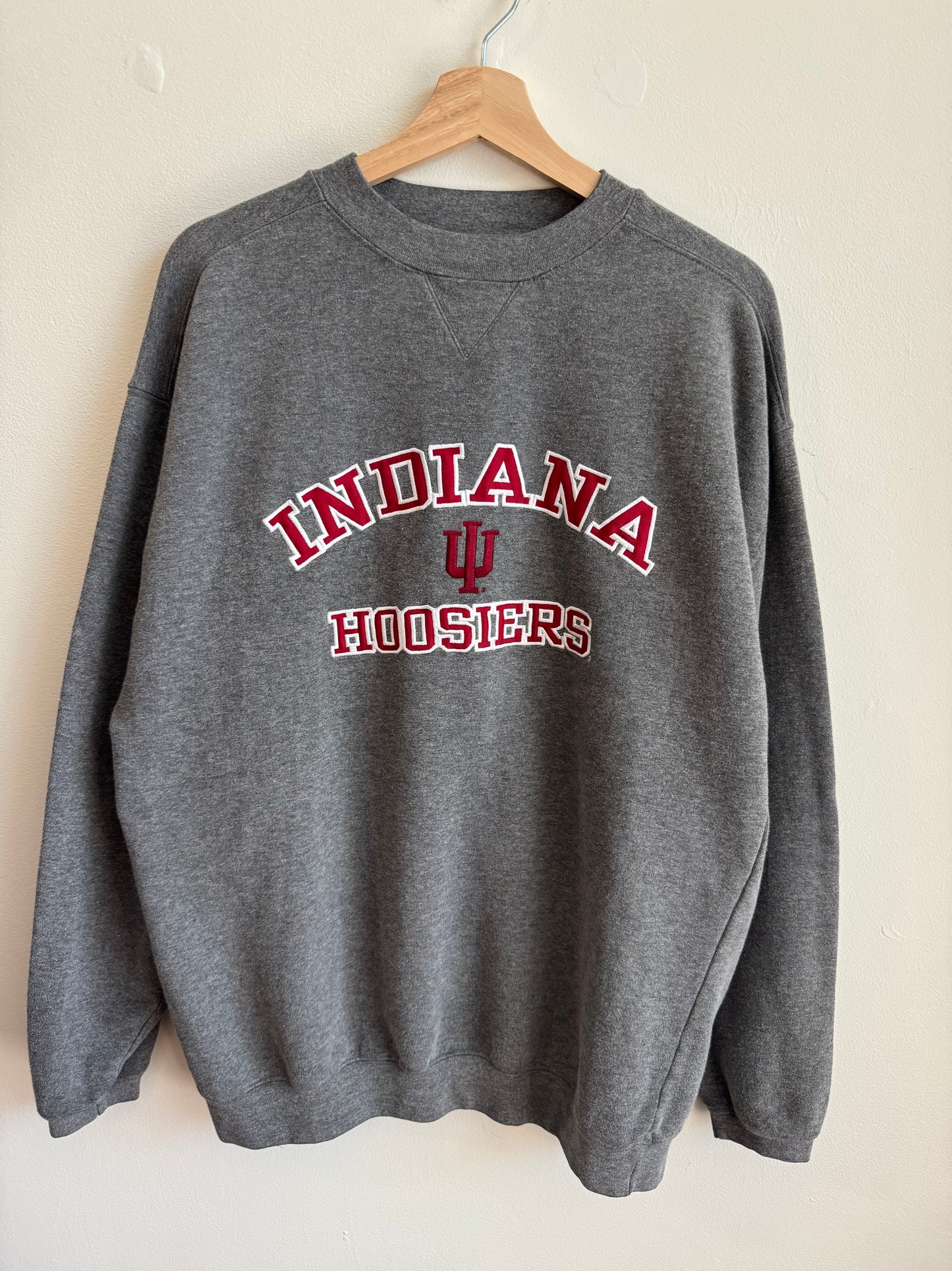 00s Indiana Hoosiers Vintage Spell Out Crewneck (L)