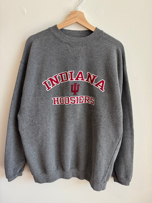 00s Indiana Hoosiers Vintage Spell Out Crewneck (L)