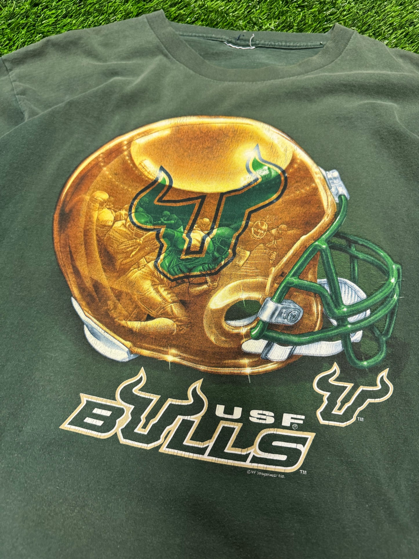 90s University of Southern Florida (USF) Bulls Graphic Vintage Tee (XL)