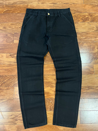 Carhartt WIP Black Carpenter Pants (32 x 34)
