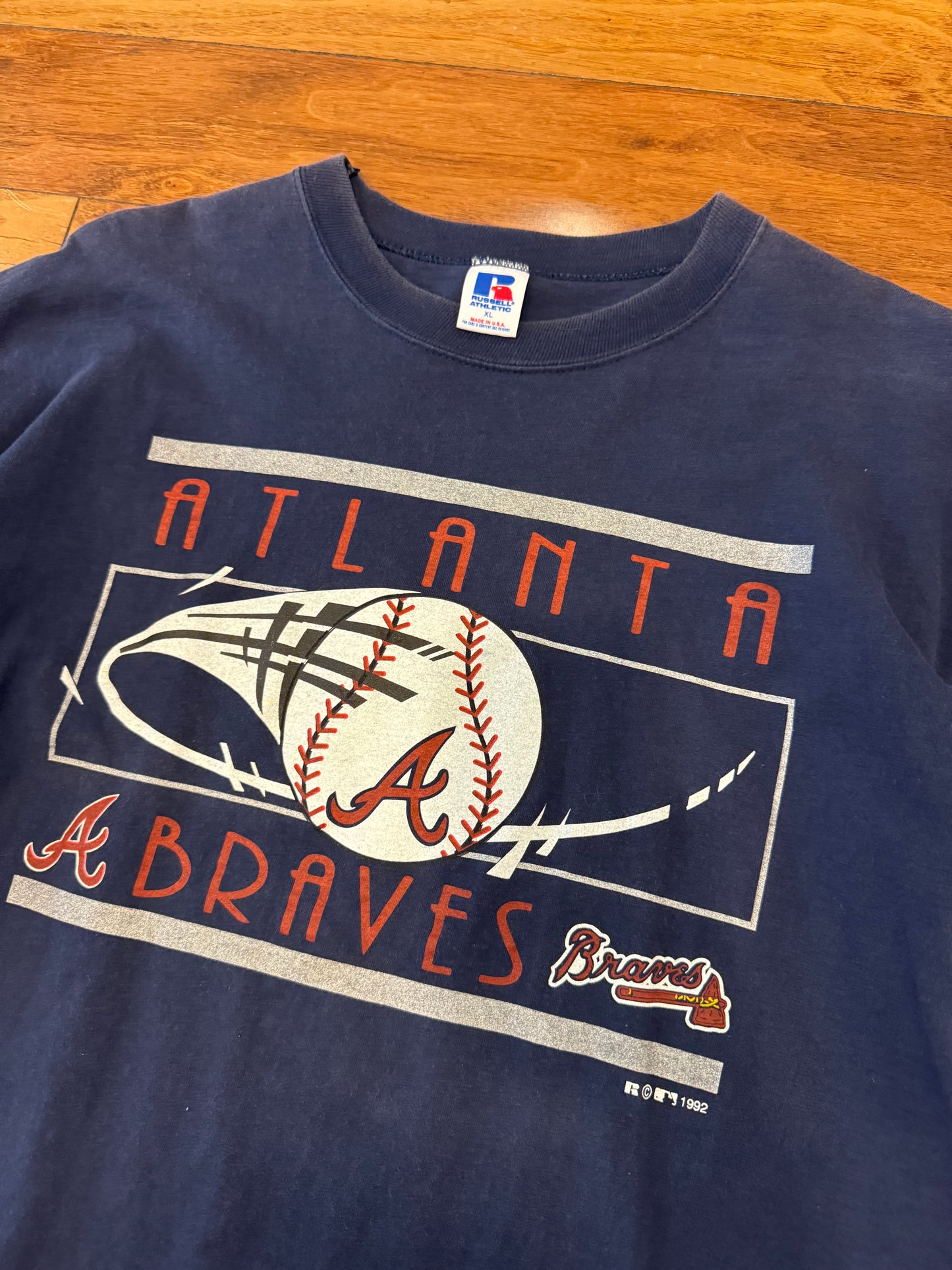 1992 Atlanta Braves Russell Tee (XL)