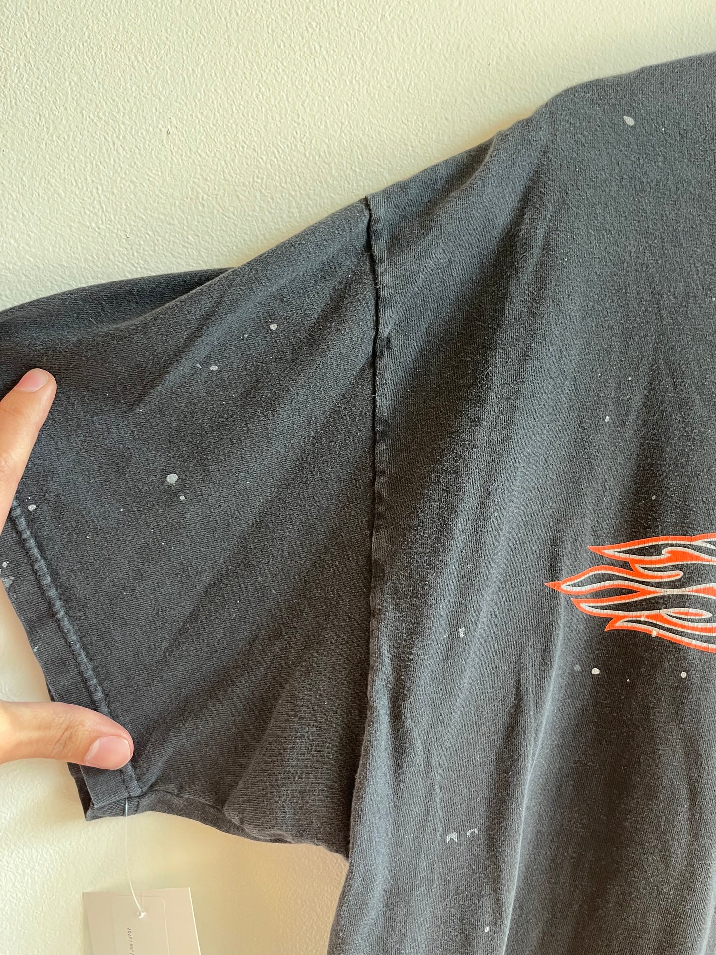 2001 Harley Davidson Paint Splatter Atlantic City Tee (XL)