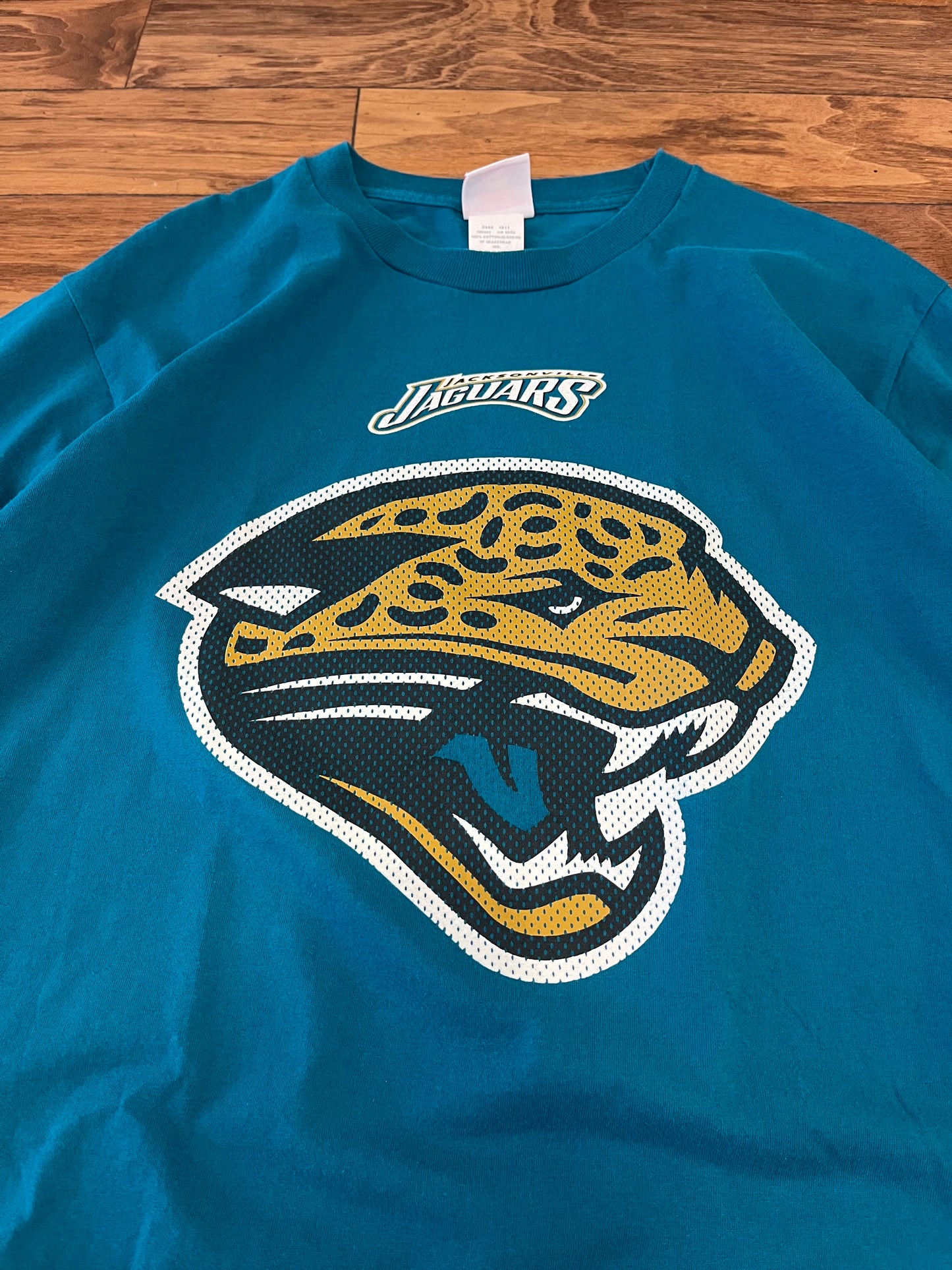 2002 Jacksonville Jaguars NFL Logo Tee (L)