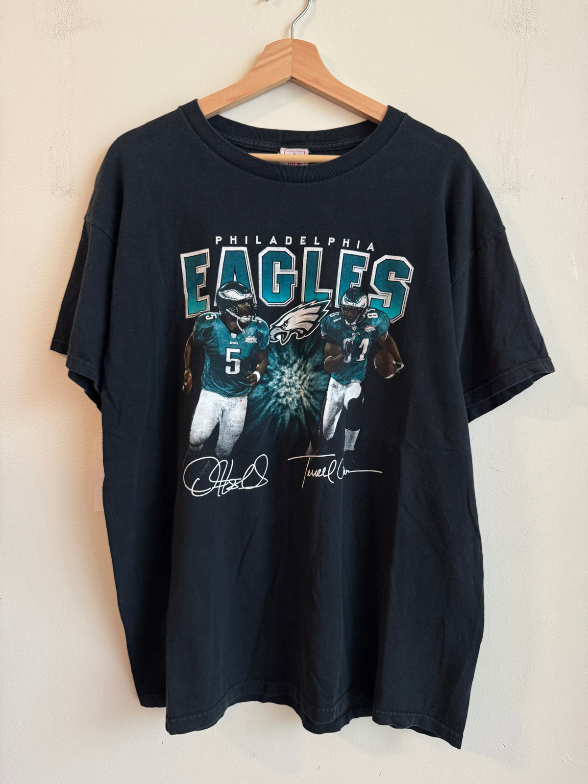 00s Philadelphia Eagles McNabb & Owens Tee (XL)