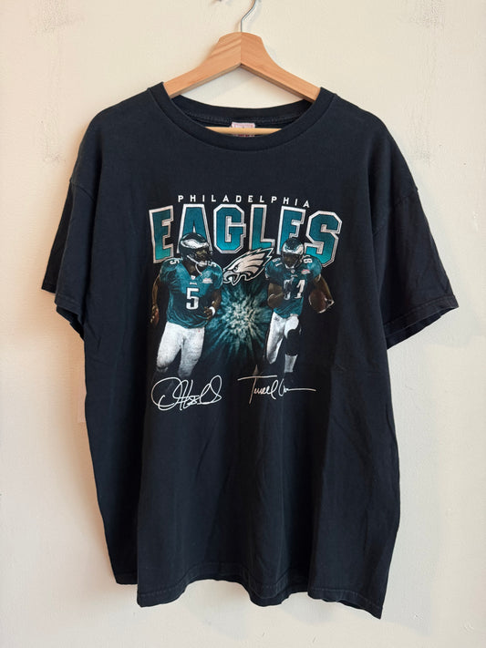 00s Philadelphia Eagles McNabb & Owens Tee (XL)