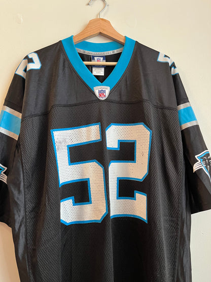 00s Carolina Panthers Jon Beason Reebok Home Jersey (XL)