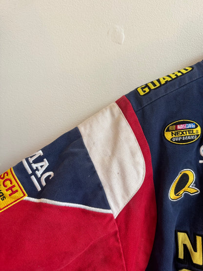 00s Dale Earnhardt National Guard Faded Nascar Racing Jacket (M)