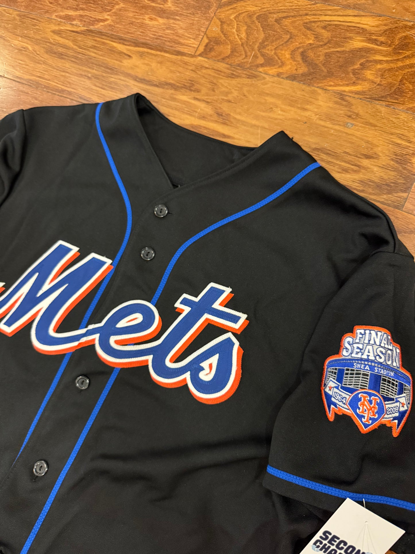 2008 NY Mets Johan Santana Final Season MLB Jersey (L)