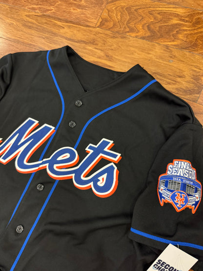 2008 NY Mets Johan Santana Final Season MLB Jersey (L)